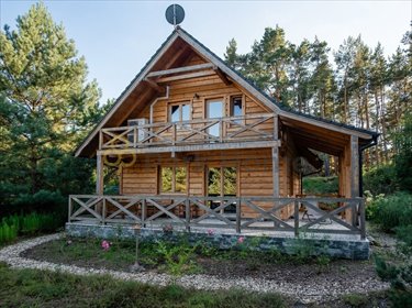 Dom nad jeziorem z basenem i tarasem 120 m² dom Adamowo