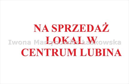 lokal użytkowy na sprzedaż 41m2 lokal użytkowy Lubin, Centrum