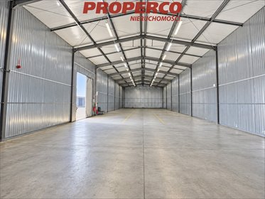 Na wynajem przestronny magazyn 605 m² w Błoniu z wysoką wysokością magazyn Błonie