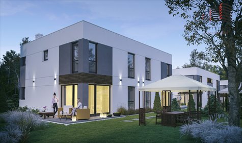 Dom bliźniaczy z ogródkiem, energooszczędny, cicha okolica dom Lublin, Sławin, Skowronkowa