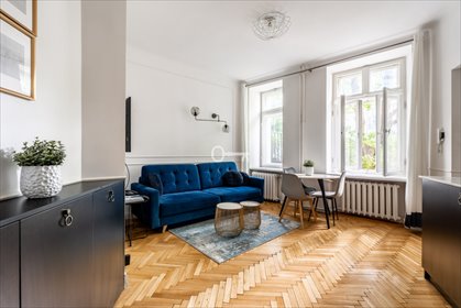 Eleganckie 36 m2 na Mokotowskiej w prestiżowej kamienicy. mieszkanie Warszawa, Śródmieście Południowe, Mokotowska