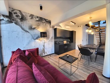 Na wynajem luksusowy dwupoziomowy penthouse 70 m² w Bielsku-Białej mieszkanie Bielsko-Biała