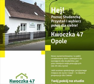 pokój na wynajem 8m2 pokój Opole, Wójtowa Wieś, Kwoczka