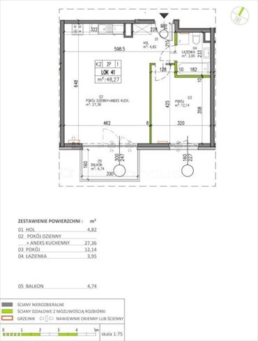 mieszkanie na sprzedaż 48m2 mieszkanie Warszawa, Białołęka