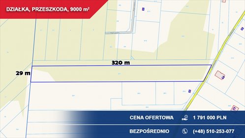 działka na sprzedaż 9000m2 działka Przeszkoda