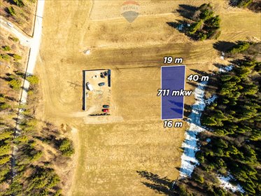 działka na sprzedaż 711m2 działka Zaskale