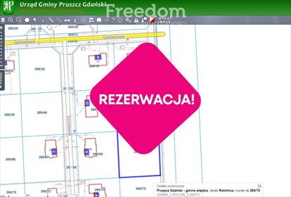 działka na sprzedaż 1151m2 działka Rokitnica, Stokrotki