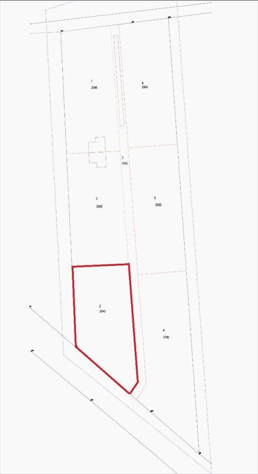 Działka 3040 m² z dostępem do drogi i uzbrojeniem - pod zabudowę działka Stramnica