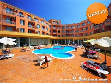 Zapraszam do obejrzenia 30 m² apartamentu z widokiem na basen mieszkanie Słoneczny Brzeg, SUNNY DAY 3 PREMIUM