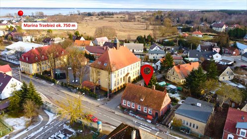 Przestronne biuro 109 m² w Trzebież - polecam lokal użytkowy Trzebież, Wkrzańska
