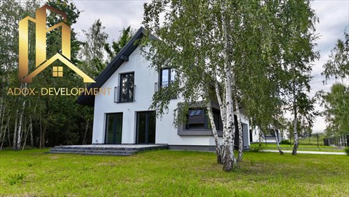 Nowoczesny dom 141 m² z dużą działką, garażem i tarasem - polecam! dom Jeziórko, Ustanówek