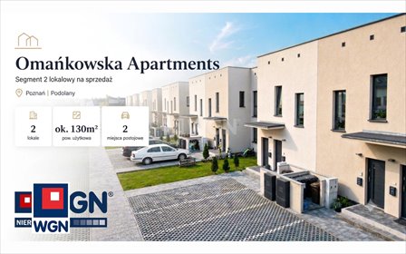 Zapraszam do nowoczesnego segmentu 130 m² w Poznaniu mieszkanie Poznań, Jeżyce, Omańkowskiej