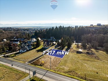 działka na sprzedaż 1217m2 działka Jabłonka, Babiogórska