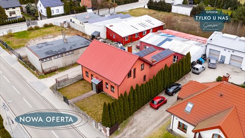 Dom z 3 budynkami usługowymi, 215 m², potencjał inwestycyjny! polecam! dom Zduńska Wola, Jasna