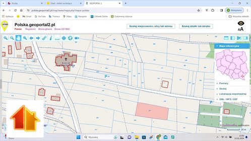 działka na sprzedaż 1171m2 działka Dynów