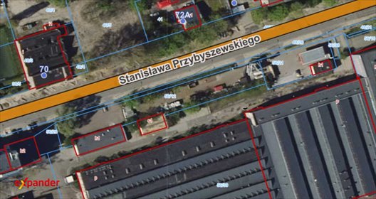 Działka inwestycyjna 1482 m² z możliwością zabudowy działka Łódź, Łódź-Widzew, Stanisława Przybyszewskiego