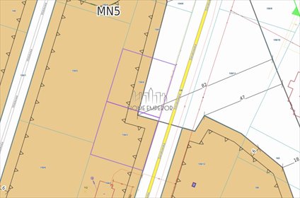 Działka 965 m² pod zabudowę jednorodzinną, media przy granicy działka Dąbrowa, Sierakowska