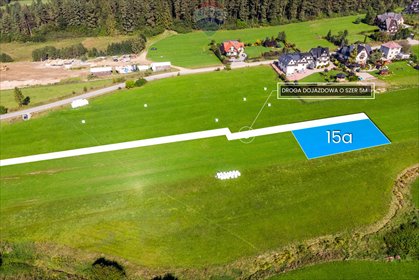 działka na sprzedaż 1500m2 działka Szaflary, Władysława Orkana