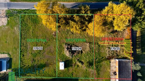 działka na sprzedaż 822m2 działka Przecław, Leśna