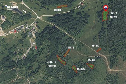 Polecam działki rekreacyjne i leśne 4914 m² w Zwardoniu działka Zwardoń