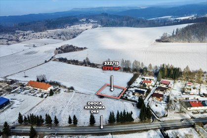 Działka budowlana 1279 m² z pełnym uzbrojeniem, blisko Kudowy działka Jeleniów