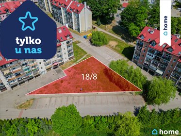 Działka inwestycyjna pod wielorodzinny budynek z halą garażową - polecam! działka Olsztyn, Jarocka