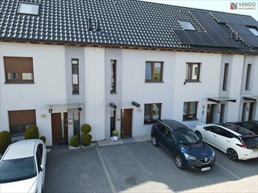 Dom szeregowy z poddaszem, ogród i klimatyzacja dom Dachowa, Osiedle Tygrysie