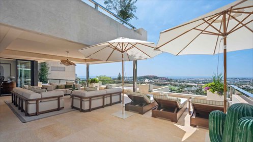 Sprzedam luksusowy penthouse 851 m² z panoramicznymi widokami na morze mieszkanie Nueva Andalucia, Nueva Andalucia