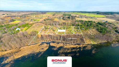 Działka 719 m² nad jeziorem Lubie z MPZP - zapraszam działka Lubieszewo