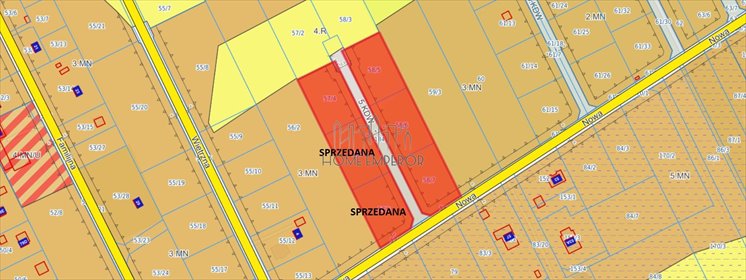 działka na sprzedaż 1500m2 działka Krakowiany, Nowa