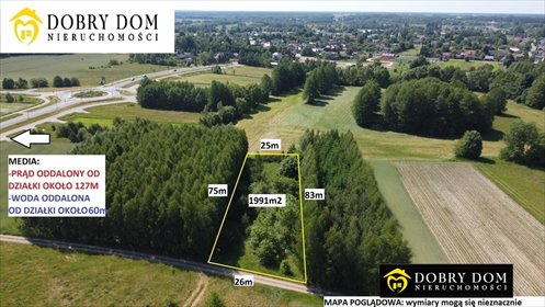 Działka rolna 1991 m² z mediami i dobrym dojazdem zapraszam działka Kleszczele