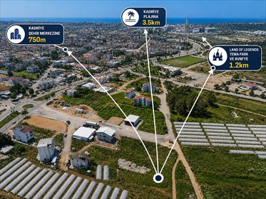 Inwestycyjna działka 918 m² w Kadriye Antalya działka Kadriye, Kadriye, Serik, Antalya
