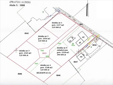 działka na sprzedaż 1127m2 działka Marklowice Górne, ul. Ustronna