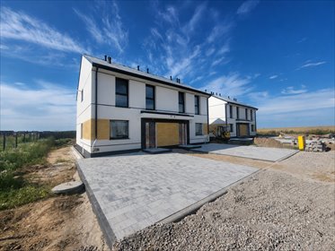 Nowoczesny dom 86 m² z ogrodem, garażem - polecam! dom Grzędzice