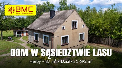 Sprzedam dom z piwnicą i ogrodem w Herbach z potencjałem dom Herby, Krótka