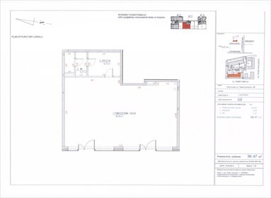 lokal użytkowy na wynajem 98m2 lokal użytkowy Warszawa, Mokotów, Podchorążych