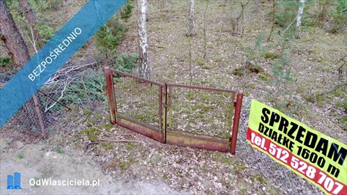działka na sprzedaż 1600m2 działka Ruda