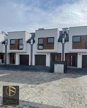 Nowoczesny bliźniak 141 m2 z garażem i tarasem dom Kalisz