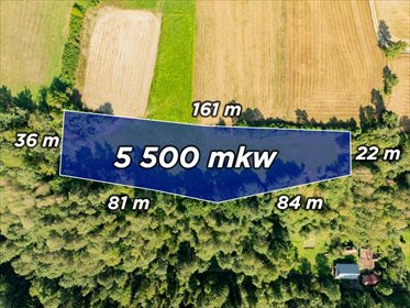 Do sprzedania działka rolna 5500 m² w Raba Niżna działka Raba Niżna