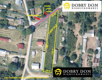 działka na sprzedaż 1400m2 działka Nurzec-Stacja