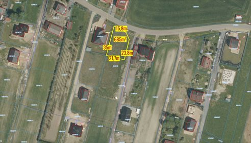 Działka budowlana na sprzedaż Koszęcin, Dąbrówki 685m2 Foto 4