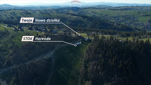 Działki budowlane pod zabudowę drewnianą, blisko wyciągu działka Suche, Rafaczówki