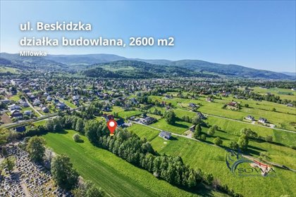 Działka inwestycyjna 2602 m² z szerokimi możliwościami działka Milówka