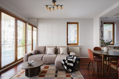Na wynajem przestronne 82 m² mieszkanie z tarasem i miejscem garażowym mieszkanie Warszawa, Mokotów Służewiec, Obrzeżna