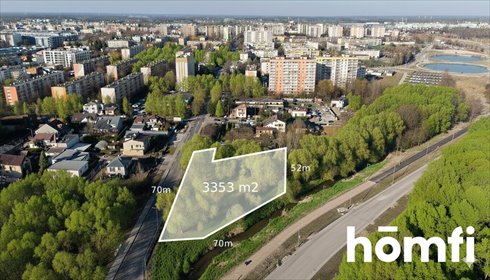 działka na sprzedaż 3353m2 działka Radom, Nad Potokiem, Szklana