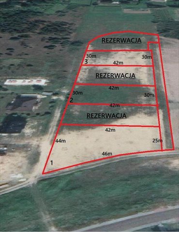 działka na sprzedaż 1270m2 działka Cmolas, Ogrodowa