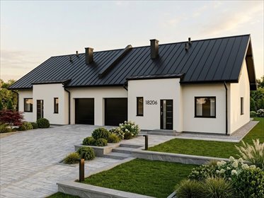 Polecam nowoczesny dom bliźniak 160 m² w Krzywanicach dom Krzywanice