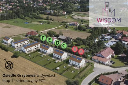 Nowoczesny bliźniak z pompą ciepła i panelami fotowoltaicznymi dom Dywity