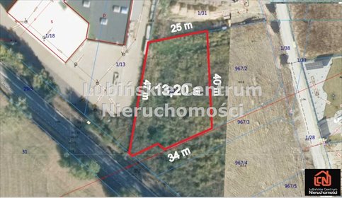 Działka budowlana 1320 m² w Krzeczynie Wielkim działka Krzeczyn Wielki