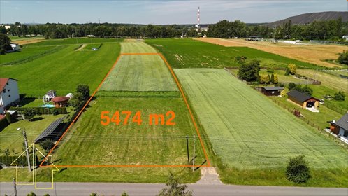 Działka 5474 m² pod inwestycję z dostępem do mediów działka Suszec, Dolna